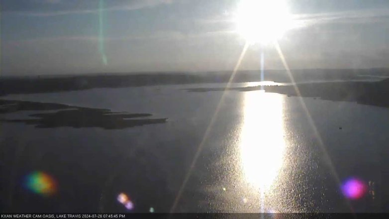 Lake Travis webcam, July 26, 2024 7:45 PM CT