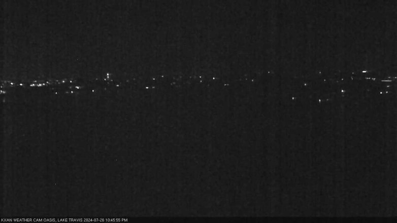 Lake Travis webcam, July 26, 2024 10:45 PM CT