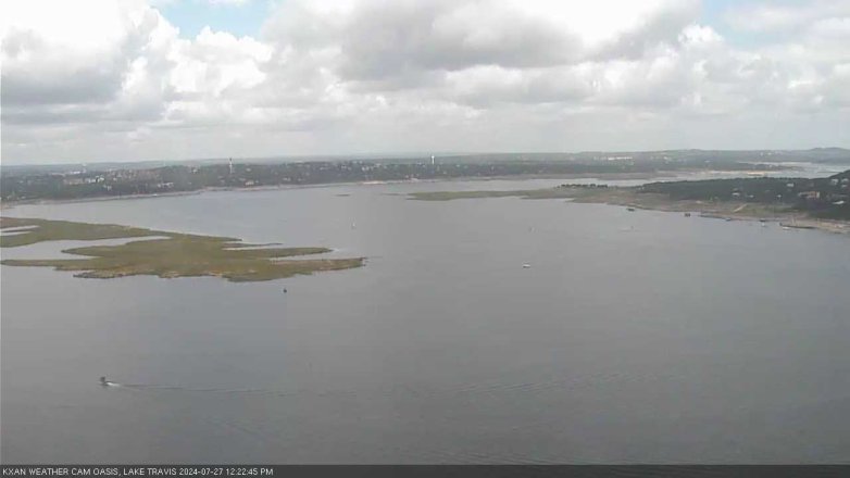 Lake Travis webcam, July 27, 2024 12:25 PM CT