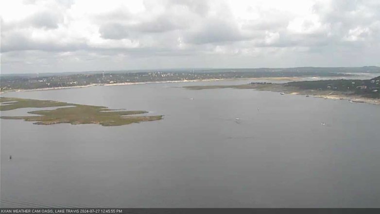 Lake Travis webcam, July 27, 2024 12:45 PM CT