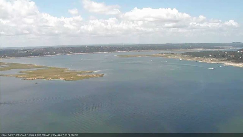 Lake Travis webcam, July 27, 2024 2:00 PM CT