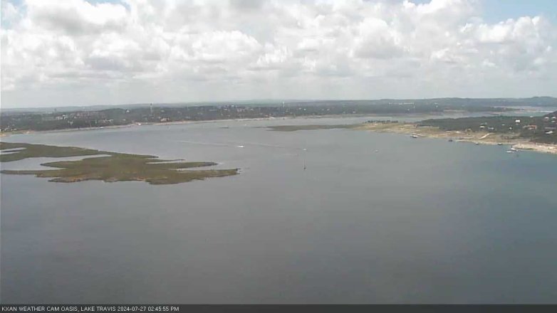Lake Travis webcam, July 27, 2024 2:45 PM CT