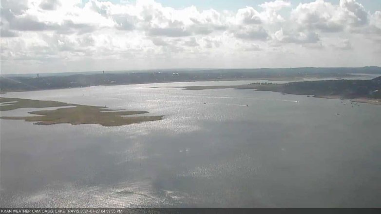 Lake Travis webcam, July 27, 2024 5:00 PM CT
