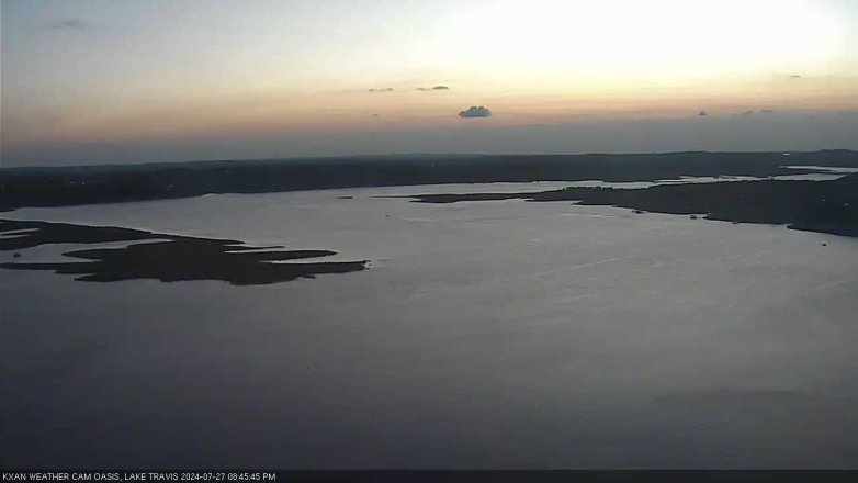 Lake Travis webcam, July 27, 2024 8:45 PM CT