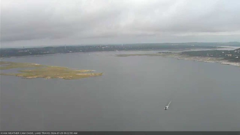 Lake Travis webcam, July 28, 2024 9:25 AM CT