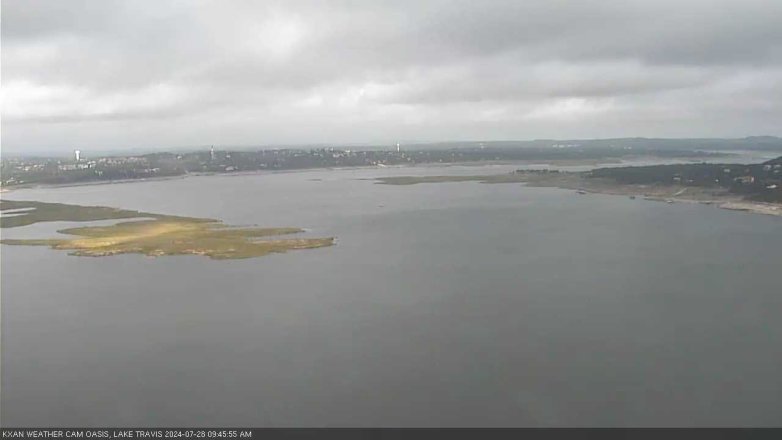 Lake Travis webcam, July 28, 2024 9:45 AM CT