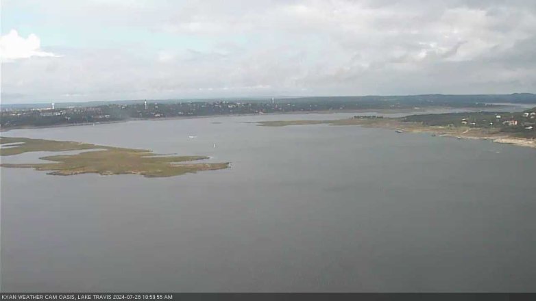Lake Travis webcam, July 28, 2024 11:00 AM CT