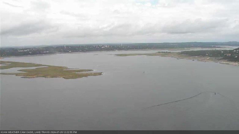 Lake Travis webcam, July 28, 2024 12:25 PM CT