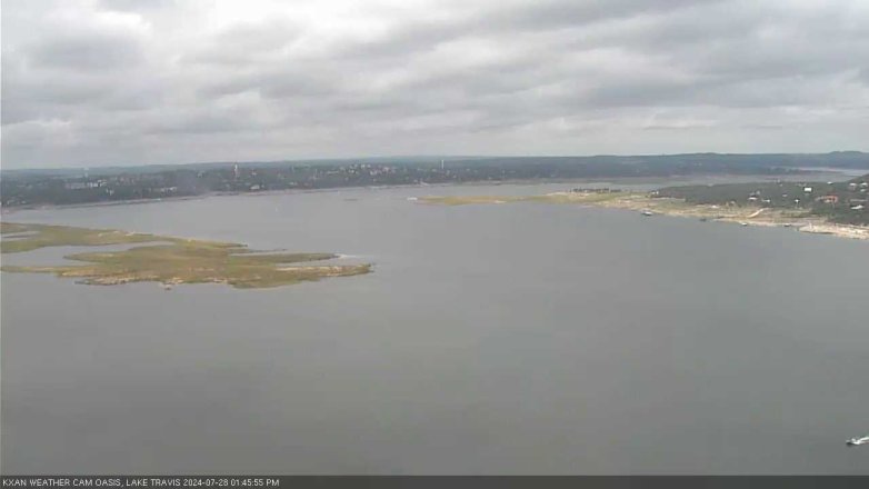 Lake Travis webcam, July 28, 2024 1:45 PM CT