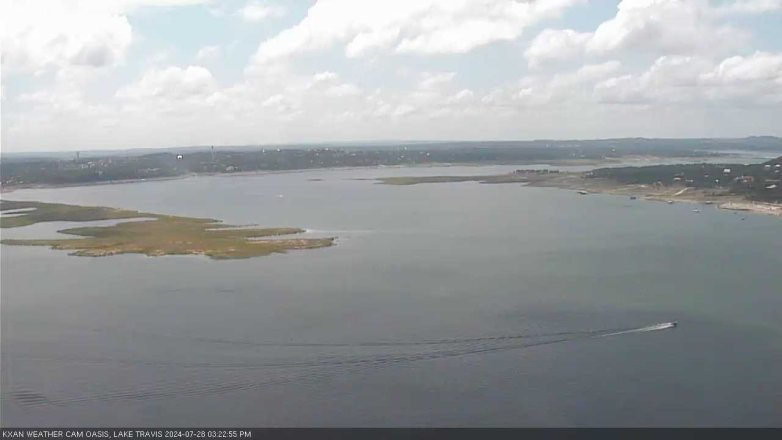 Lake Travis webcam, July 28, 2024 3:25 PM CT