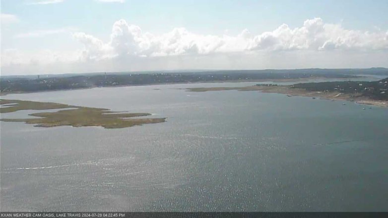 Lake Travis webcam, July 28, 2024 4:25 PM CT