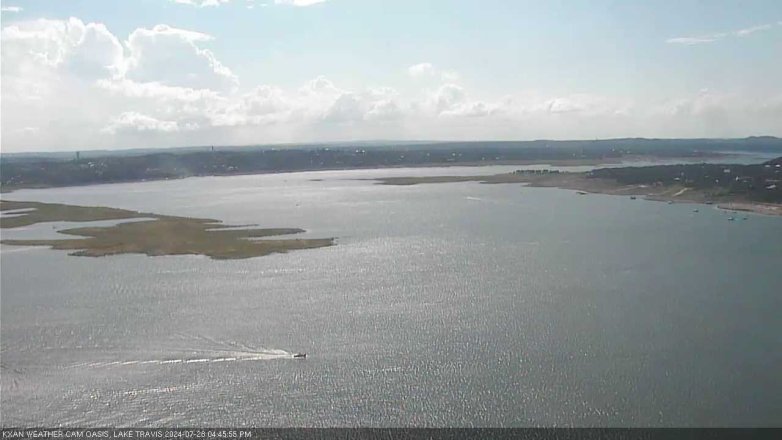Lake Travis webcam, July 28, 2024 4:45 PM CT