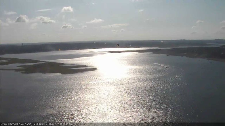 Lake Travis webcam, July 28, 2024 6:00 PM CT