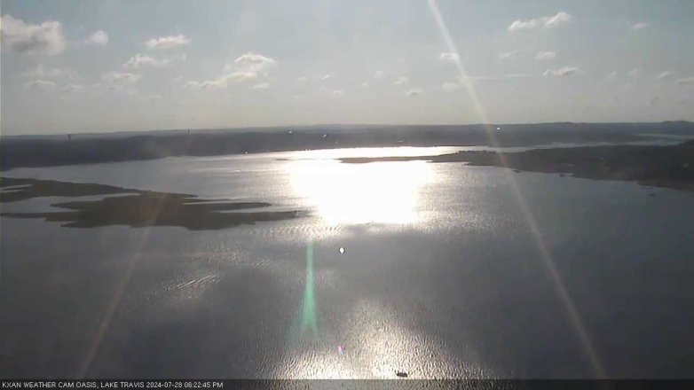 Lake Travis webcam, July 28, 2024 6:25 PM CT