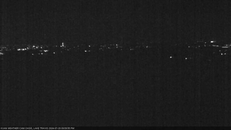 Lake Travis webcam, July 28, 2024 10:00 PM CT
