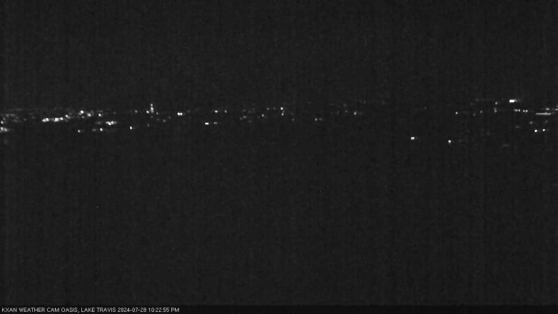 Lake Travis webcam, July 28, 2024 10:25 PM CT
