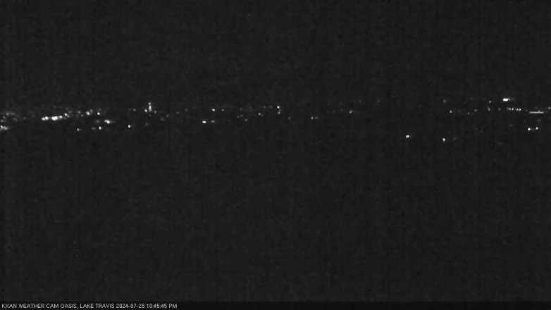 Lake Travis webcam, July 28, 2024 10:45 PM CT