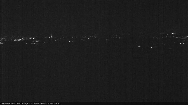 Lake Travis webcam, July 28, 2024 11:00 PM CT