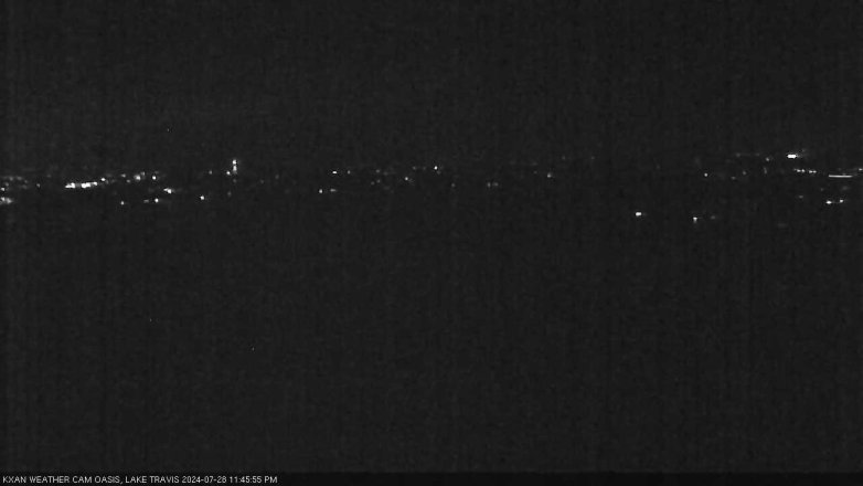 Lake Travis webcam, July 28, 2024 11:45 PM CT