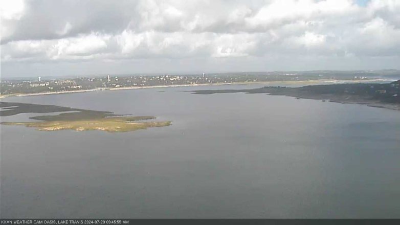 Lake Travis webcam, July 29, 2024 9:45 AM CT