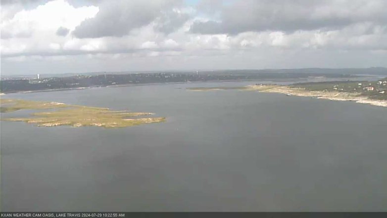 Lake Travis webcam, July 29, 2024 10:25 AM CT