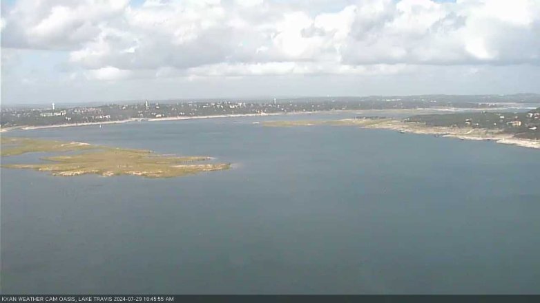 Lake Travis webcam, July 29, 2024 10:45 AM CT