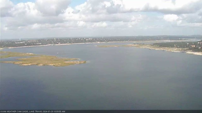Lake Travis webcam, July 29, 2024 11:00 AM CT