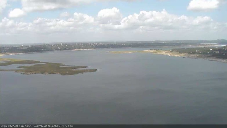 Lake Travis webcam, July 29, 2024 12:25 PM CT