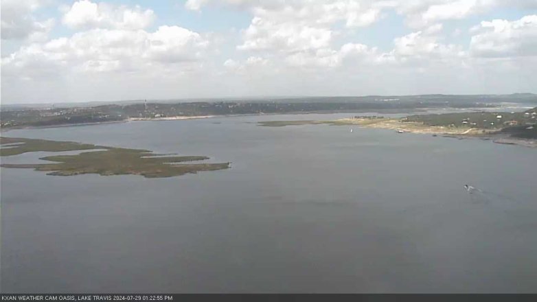 Lake Travis webcam, July 29, 2024 1:25 PM CT