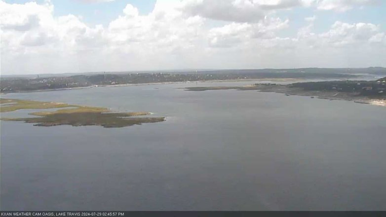 Lake Travis webcam, July 29, 2024 2:45 PM CT