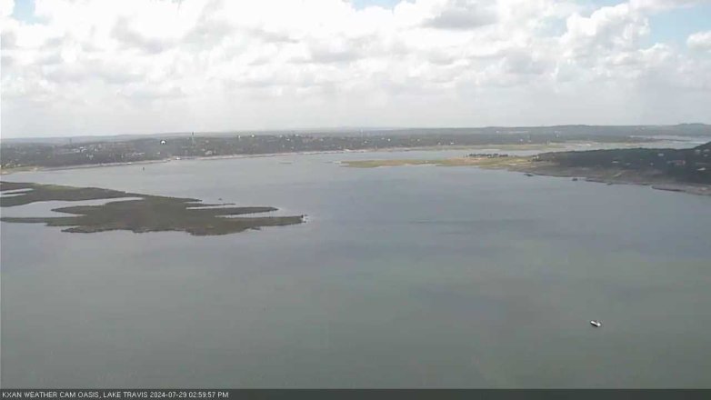 Lake Travis webcam, July 29, 2024 3:00 PM CT