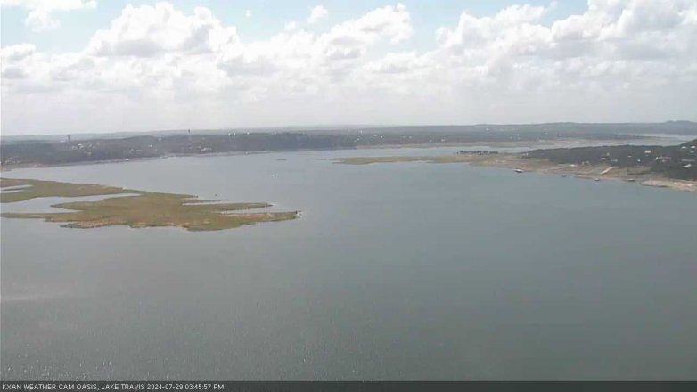 Lake Travis webcam, July 29, 2024 3:45 PM CT