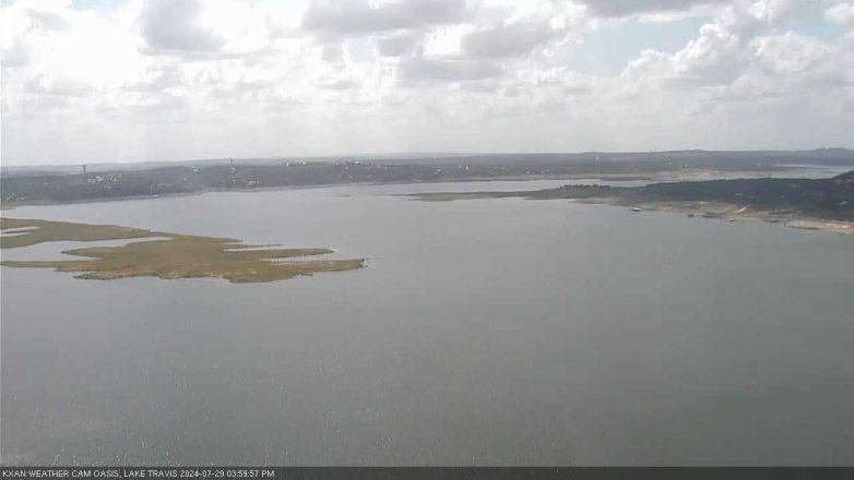 Lake Travis webcam, July 29, 2024 4:00 PM CT