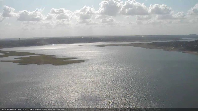 Lake Travis webcam, July 29, 2024 5:25 PM CT