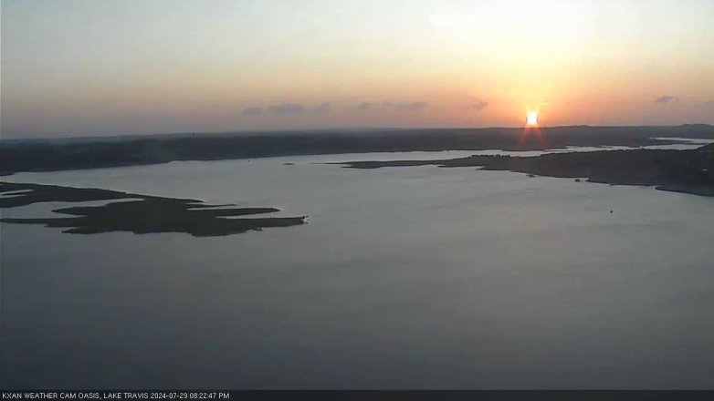 Lake Travis webcam, July 29, 2024 8:25 PM CT