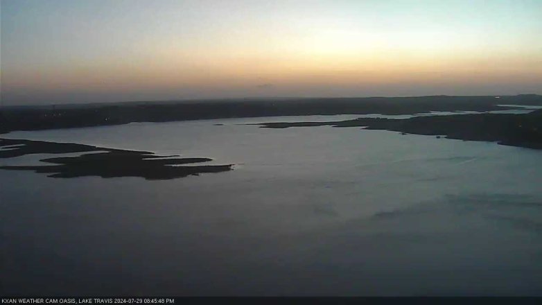 Lake Travis webcam, July 29, 2024 8:45 PM CT