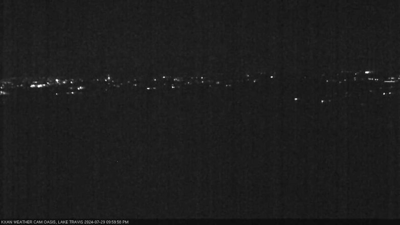 Lake Travis webcam, July 29, 2024 10:00 PM CT