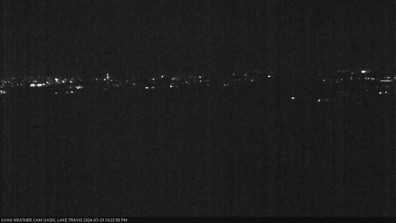 Lake Travis webcam, July 29, 2024 10:25 PM CT