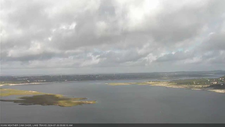 Lake Travis webcam, July 30, 2024 9:00 AM CT