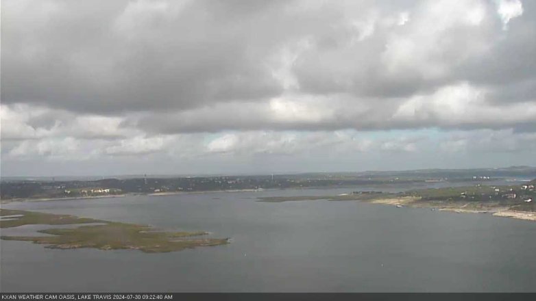 Lake Travis webcam, July 30, 2024 9:25 AM CT
