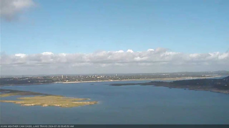 Lake Travis webcam, July 30, 2024 9:45 AM CT