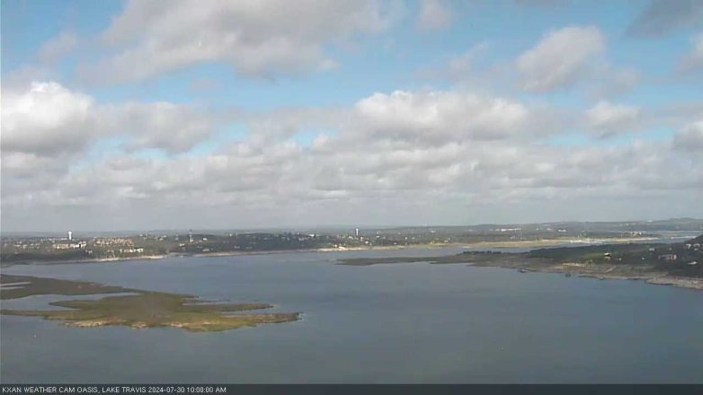 Lake Travis webcam, July 30, 2024 10:00 AM CT