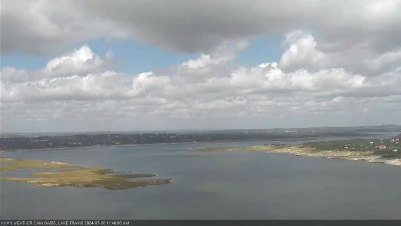 Lake Travis webcam, July 30, 2024 11:45 AM CT