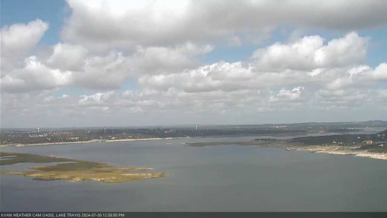 Lake Travis webcam, July 30, 2024 12:00 PM CT