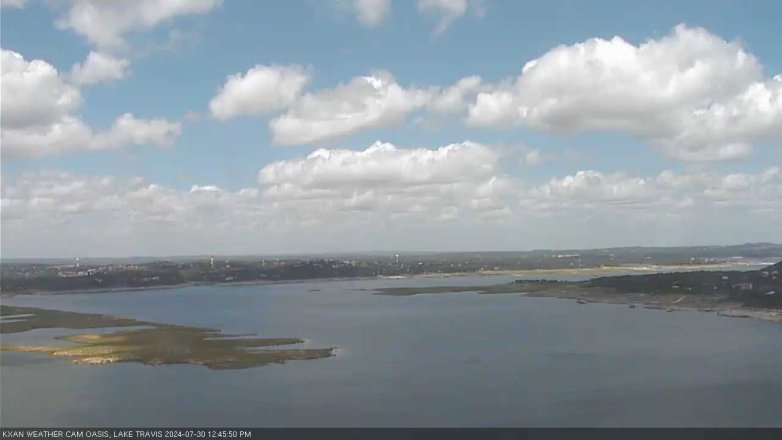 Lake Travis webcam, July 30, 2024 12:45 PM CT