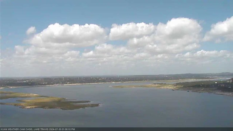 Lake Travis webcam, July 30, 2024 1:00 PM CT