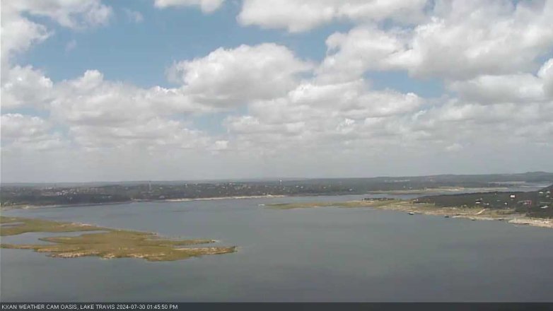 Lake Travis webcam, July 30, 2024 1:45 PM CT