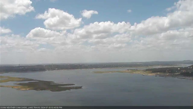 Lake Travis webcam, July 30, 2024 2:45 PM CT