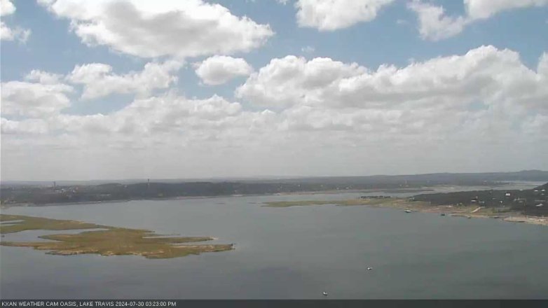 Lake Travis webcam, July 30, 2024 3:25 PM CT