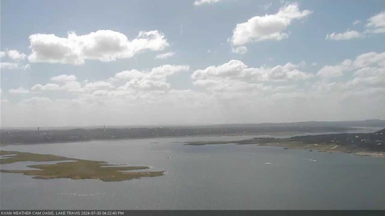 Lake Travis webcam, July 30, 2024 4:25 PM CT